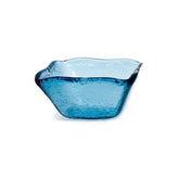 Glass Dinnerware 2.25" x 2.25" x h:1.5" 2 oz. Square Transparent Blue Glass Ramekin (Set of 6)